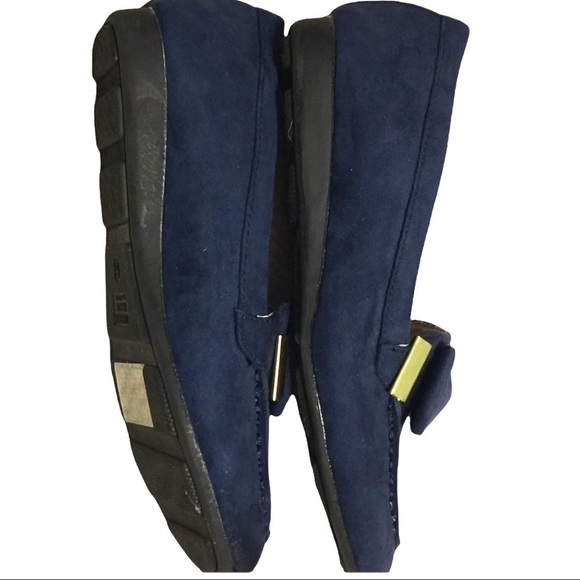 C. Wonder Women's Navy Loafers with Bow - Picture 6 of 7